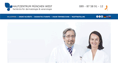 Desktop Screenshot of hautarzt-kollmann.de