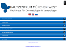 Tablet Screenshot of hautarzt-kollmann.de